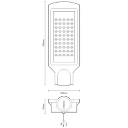LSL321N - LED pouličné svietidlo 30W / 4000K - LSL321N