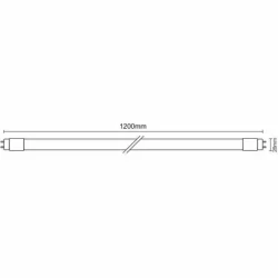 TLS4229 - LED trubica 18W - T8 / 1200mm / 4100K / PF09 / 2880Lm, 25ks - TLS4229