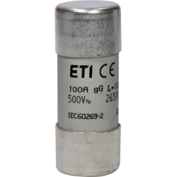 002651050 - Pojistkové články, CH22x58 gG 100A/500V