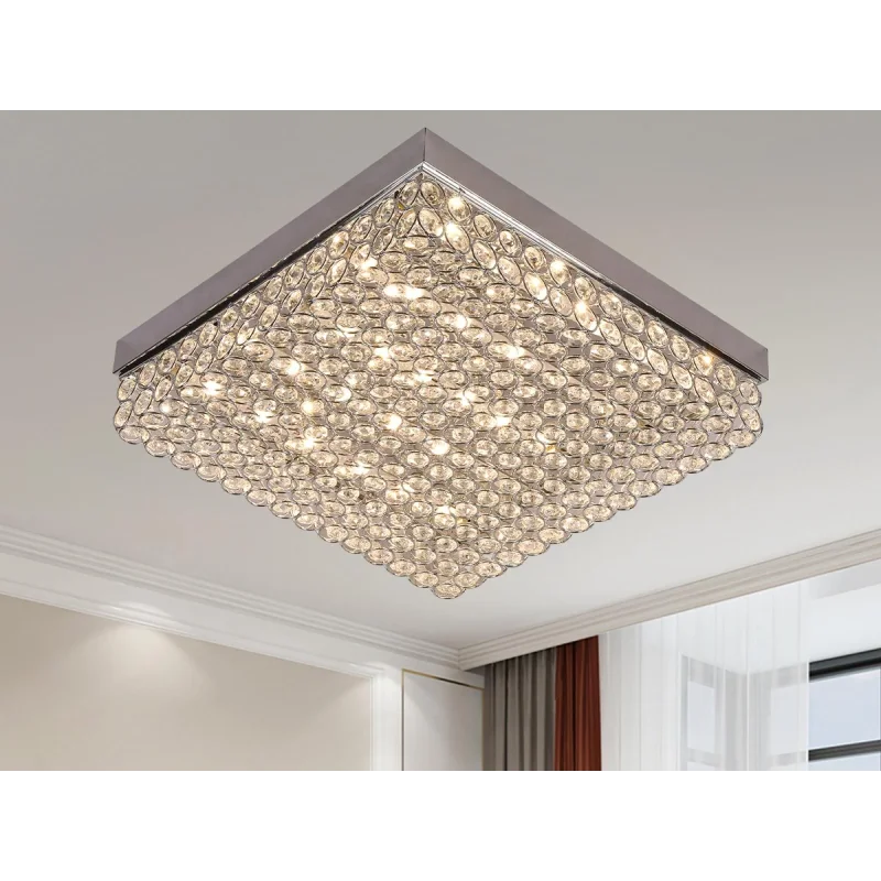 J2305/CH - LED stropné luxusné svietidlo s diaľkovým ovládačom 55W - J2305/CH