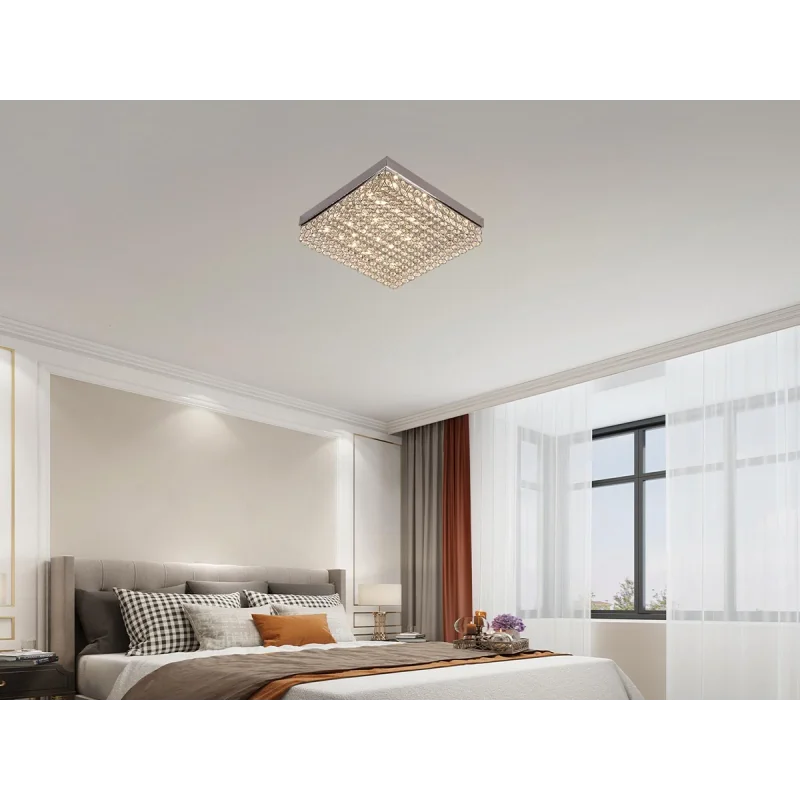 J2305/CH - LED stropné luxusné svietidlo s diaľkovým ovládačom 55W - J2305/CH