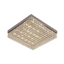 J2305/CH - LED stropné luxusné svietidlo s diaľkovým ovládačom 55W - J2305/CH
