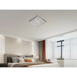 J2305/CH - LED stropné luxusné svietidlo s diaľkovým ovládačom 55W - J2305/CH