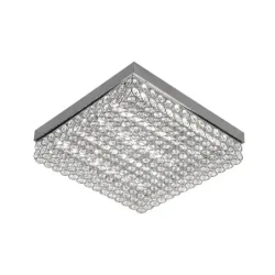 J2305/CH - LED stropné luxusné svietidlo s diaľkovým ovládačom 55W - J2305/CH
