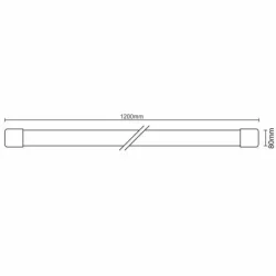 LNL124 - LED svietidlo 40W / IP40 WTL1200 / 4000K - LNL124