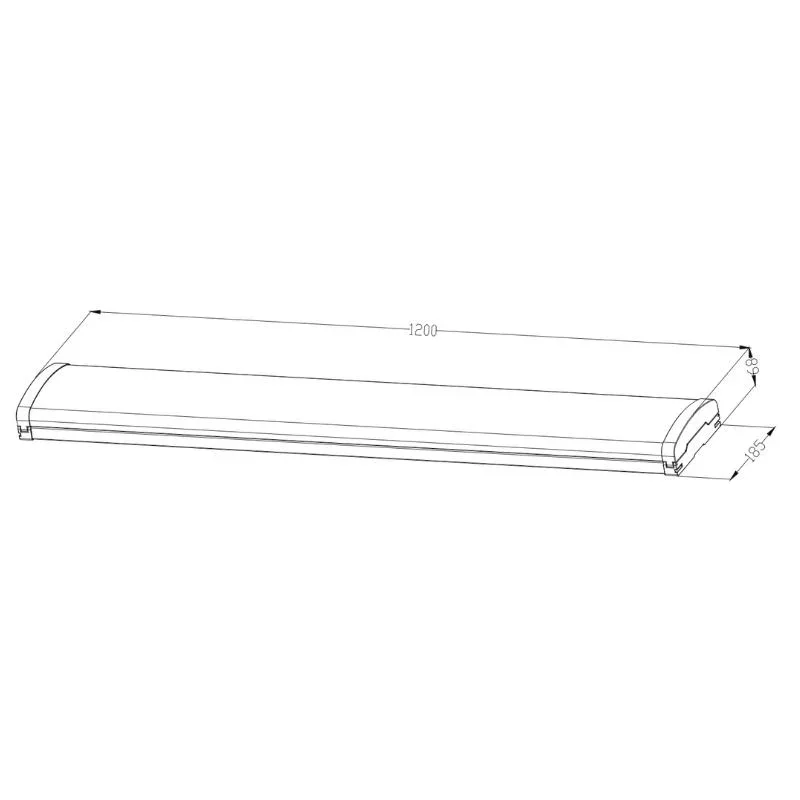 LNL126 - LED lineárne svietidlo s nastaviteľným výkonom 60W / IP20 / 1200 / 4000K - LNL126 LNL126 - LED lineárne svietidlo s nastaviteľným výkonom 60W / IP20 / 1200 / 4000K - LNL126