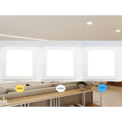 LPL234 - LED vsadený panel 18W / PS / SMD / CCT / WH - LPL234