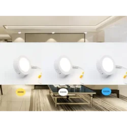 LPL331 - LED prisadený panel 6W / PRSF / SMD / CCT / WH - LPL331