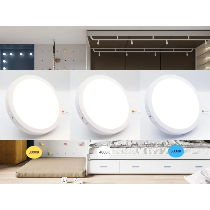 LPL335 - LED prisadený panel 24W / PRSF / SMD / CCT / WH - LPL335