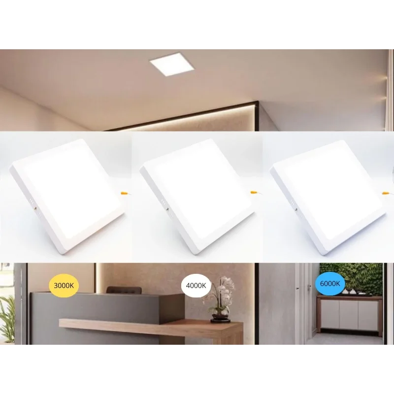 LPL435 - LED prisadený panel 24W / PSSF / SMD / CCT / WH - LPL435