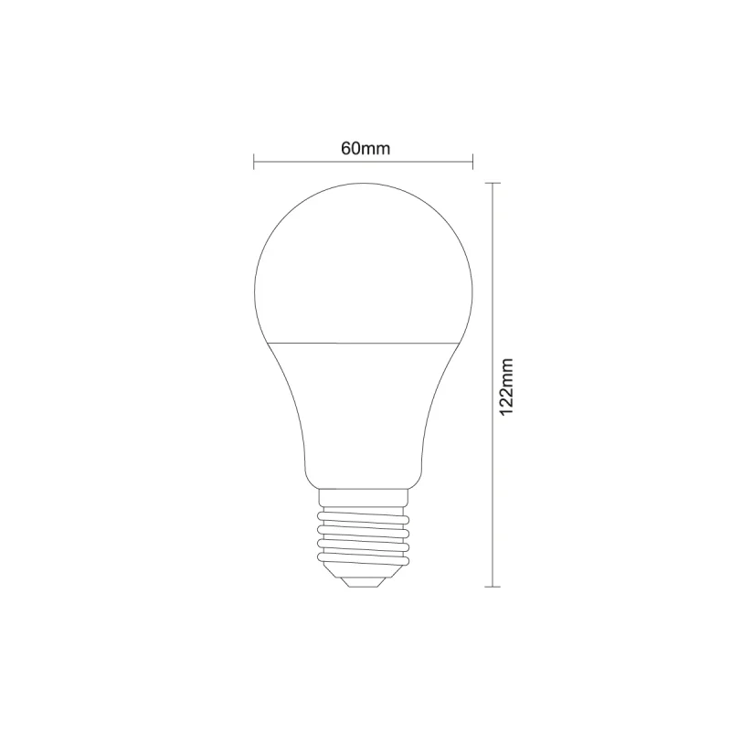ZLS525N - LED žiarovka 15W - A60 / E27 / SMD / 4000K - ZLS525N