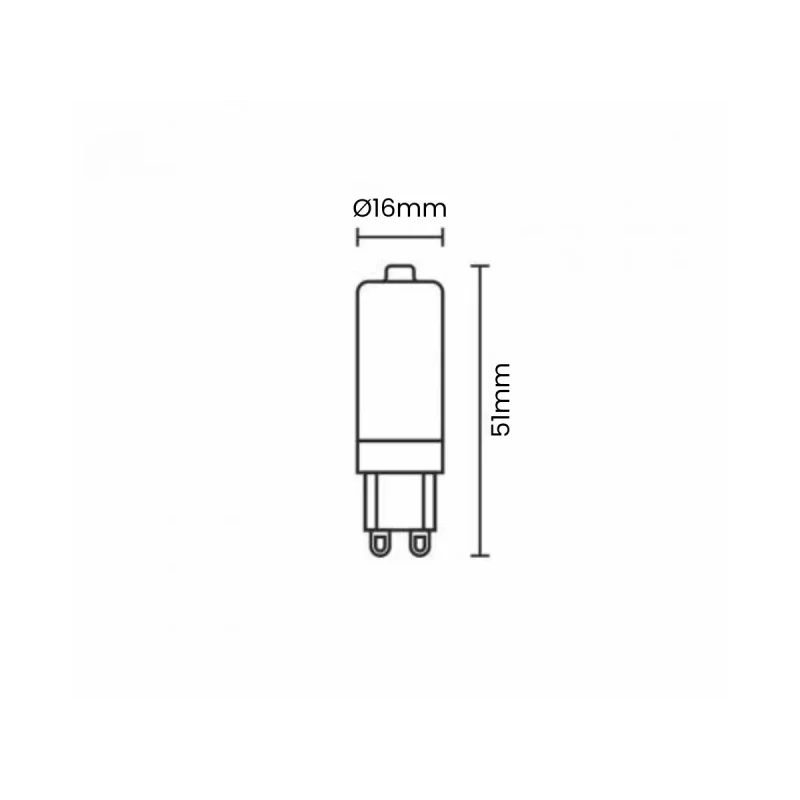 ZLS624 - LED žiarovka 3,9W - G9 / SMD / 4000K - ZLS624