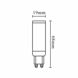 ZLS627 - LED žiarovka 6,7W - G9 / SMD / 4000K - ZLS627