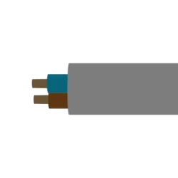 CYSY 3X0,75 BIELA WH  KABEL H05VV-F