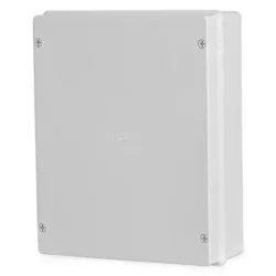 S-BOX 716 - Hermetická skrinka S-BOX 380x300x120, bez tesniacich krúžkov, sivá, bezhalogénová, IP65