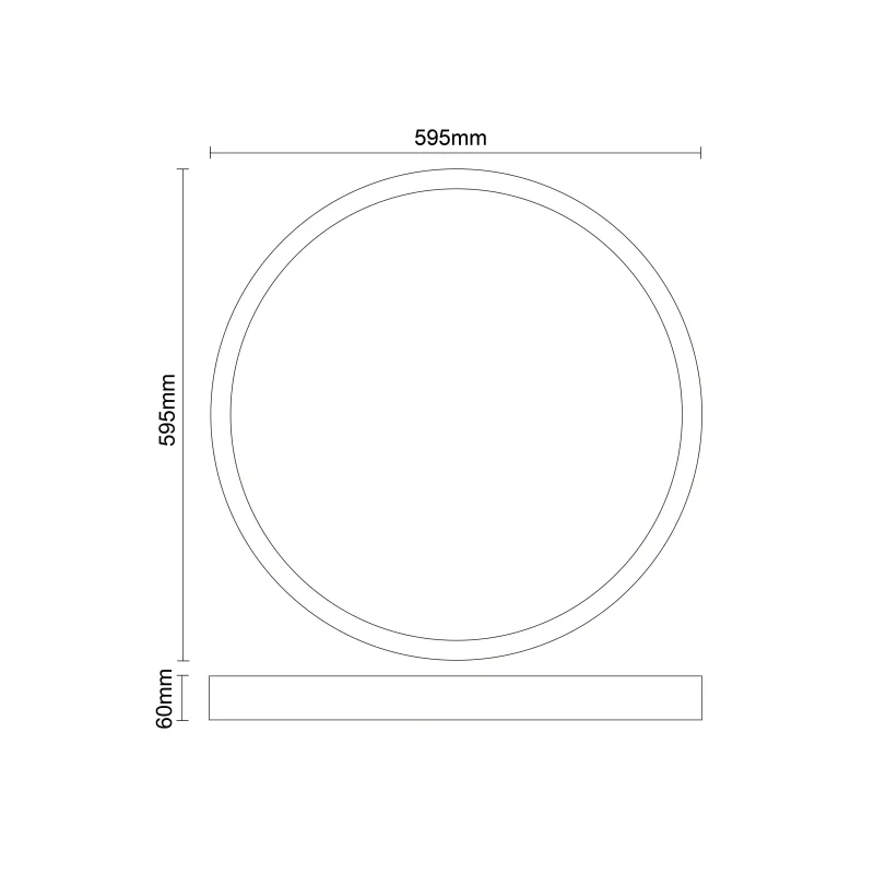 PL821 - LED podhľadový panel backlite 40W / 595 / 4000K / WH / UGR19 - PL821