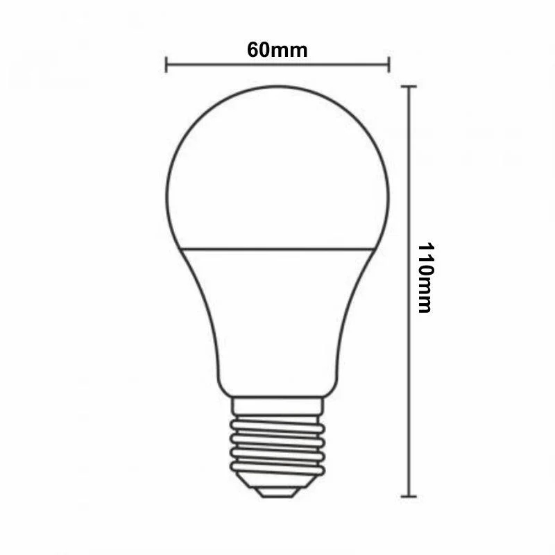 ZLS532W - LED žiarovka WIFI 9W - A60 / E27 / CCT + RGB - ZLS532W
