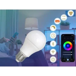 ZLS532W - LED žiarovka WIFI 9W - A60 / E27 / CCT + RGB - ZLS532W