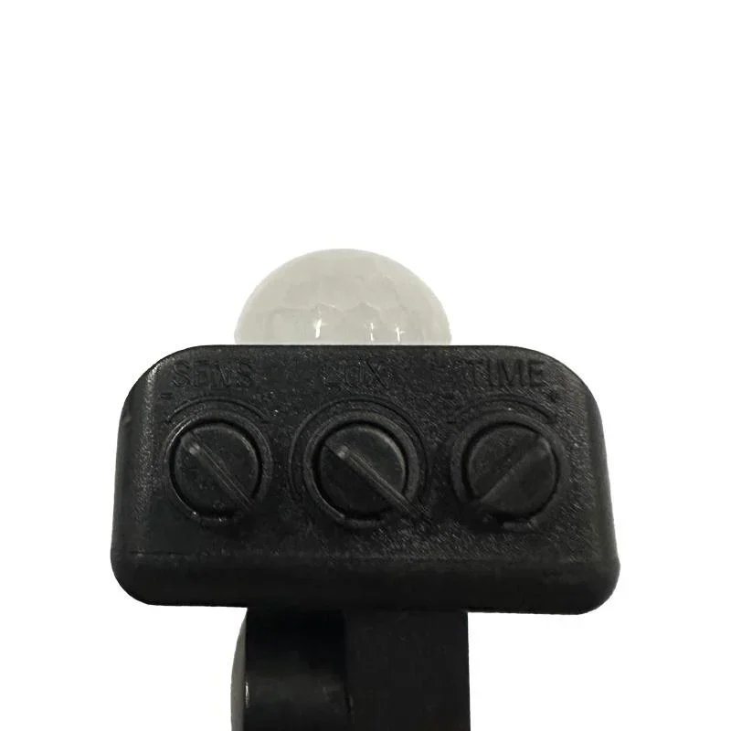 LF7024S - Vonkajší čierny LED reflektor so senzorom 50W / 4000K - LF7024S