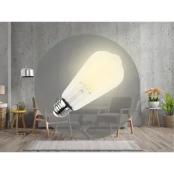 ZLF915 - LED žiarovka / filament 12W - ST64 / E27 / 3000K - ZLF915