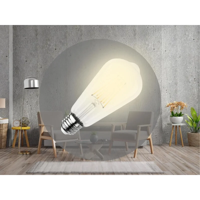 ZLF915 - LED žiarovka / filament 12W - ST64 / E27 / 3000K - ZLF915