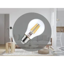 ZLF522A - LED žiarovka / filament 7,3W CLEAR - A60 / E27 / 4000K - ZLF522A
