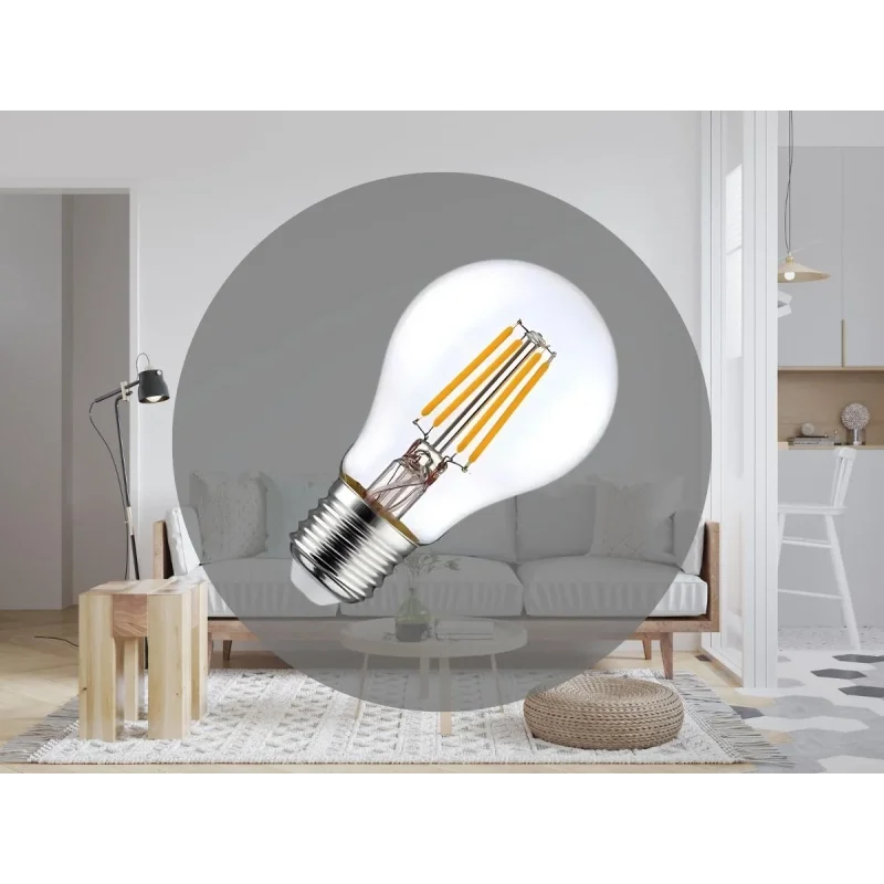 ZLF522A - LED žiarovka / filament 7,3W CLEAR - A60 / E27 / 4000K - ZLF522A