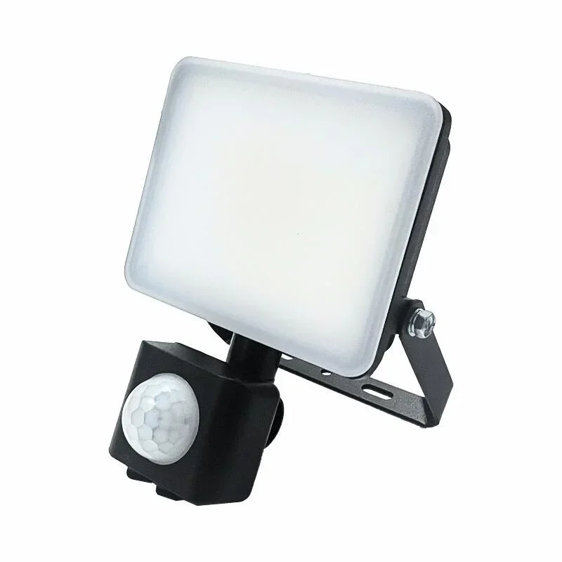 LF7022S - Vonkajší čierny LED reflektor so senzorom 20W / 4000K - LF7022S