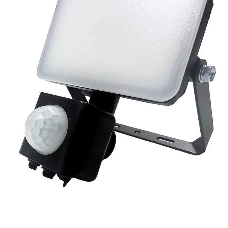 LF7022S - Vonkajší čierny LED reflektor so senzorom 20W / 4000K - LF7022S