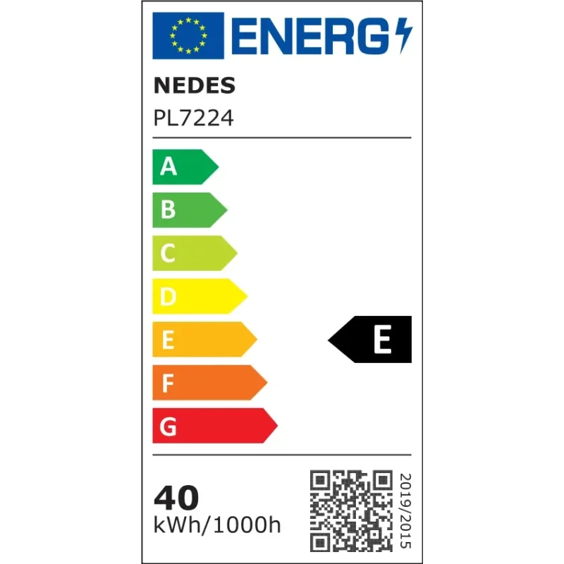 PL7224 - LED panel backlite 40W / 295x1195 / SMD / 4000K / WH - PL7224