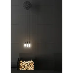 ZWF206 - LED žiarovka / filament BIELY 4,5W - C35 / E14 / 4000K - ZWF206