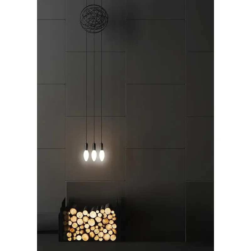 ZWF206 - LED žiarovka / filament BIELY 4,5W - C35 / E14 / 4000K - ZWF206