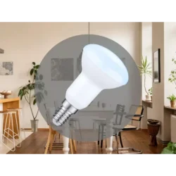 ZLS205 - LED žiarovka 6W - R50 / E14 / SMD / 6500K - ZLS205