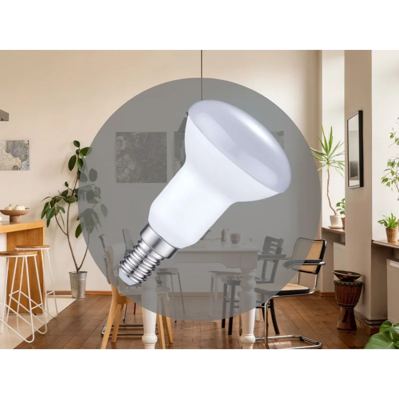 ZLS205 - LED žiarovka 6W - R50 / E14 / SMD / 6500K - ZLS205