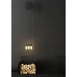 ZWF106 - LED žiarovka / filament BIELY 4,5W - C35 / E14 / 3000K - ZWF106