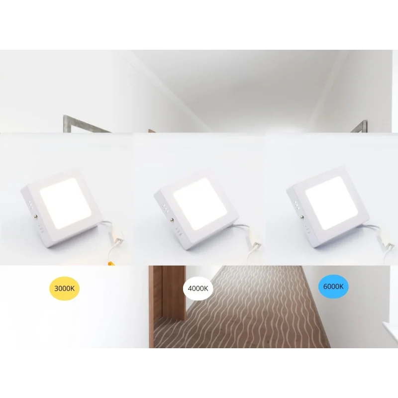 LPL431 - LED prisadený panel 6W / PSSF / SMD / CCT / WH - LPL431