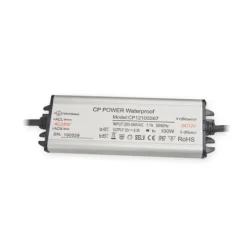 002400 - Hermetický LED napájací zdroj 12V 100W 8,3A IP67
