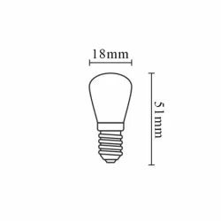 ZLS021 - LED žiarovka 3,5W - MINI / E14 / 4000K - ZLS021