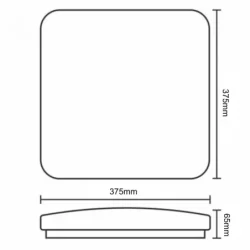 LCL534S/S - LED stropnica OPAL + diaľkový ovládač 36W - LCL534S/S