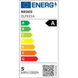ZLF521A - LED žiarovka / filament 5W CLEAR - A60 / E27 / 4000K - ZLF521A