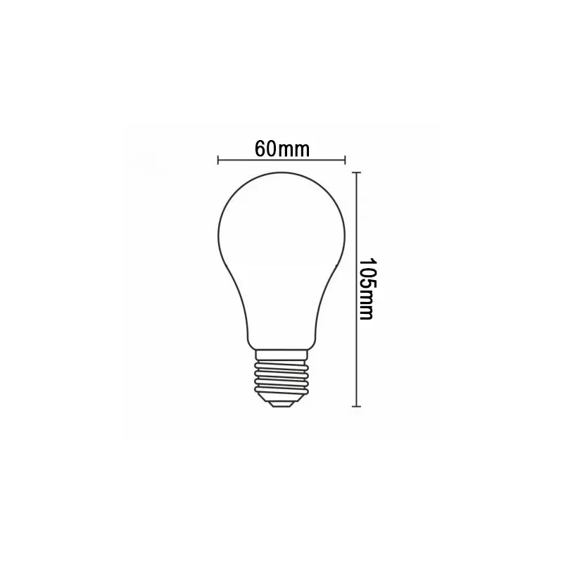ZLF521A - LED žiarovka / filament 5W CLEAR - A60 / E27 / 4000K - ZLF521A