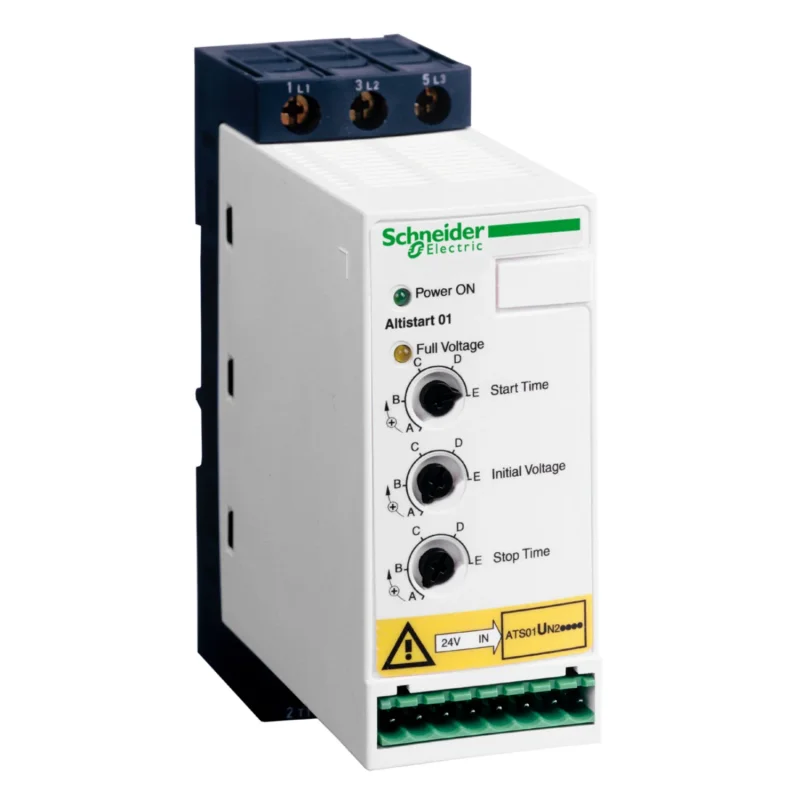 softštartér pre asynchrónny motor – ATS01 – 12 A – 380 - 415 V – 5,5 kW ATS01N212QN - ATS01N212QN