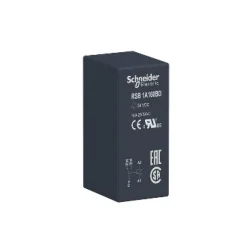 RSB1A160BD - stykové zásuvné relé – Zelio RSB – 1 C/O – 24 V DC – 16 A
