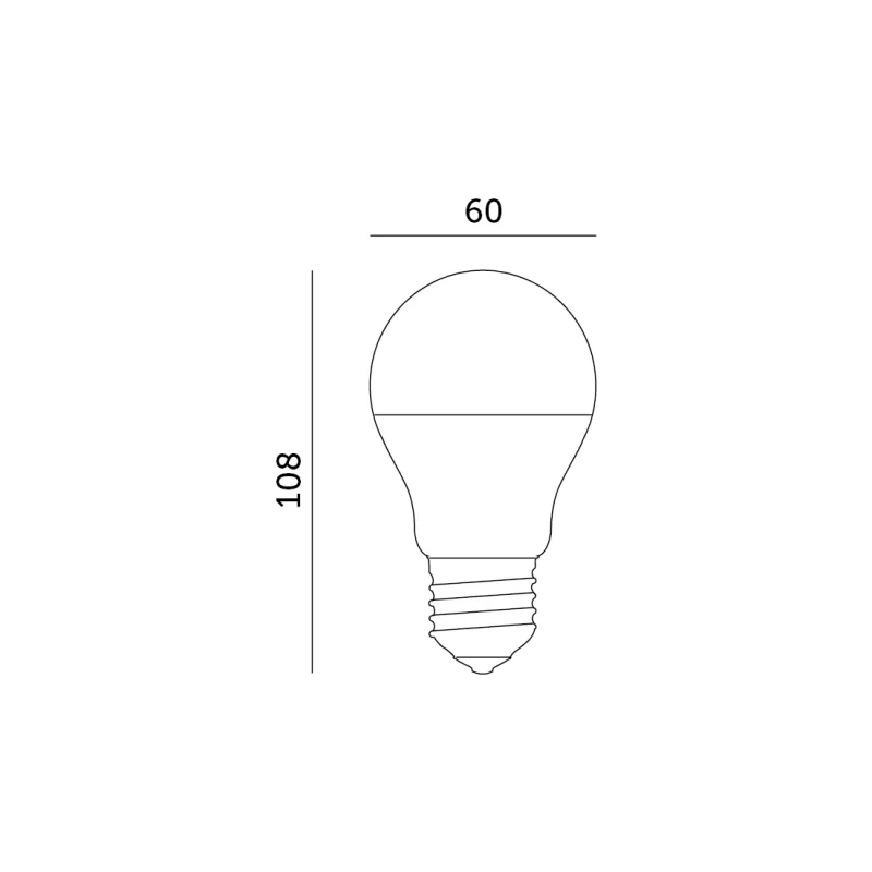 001197 - LED žiarovka s pohybovým senzorom GS 9W E27 4000K LX Kobi Premium