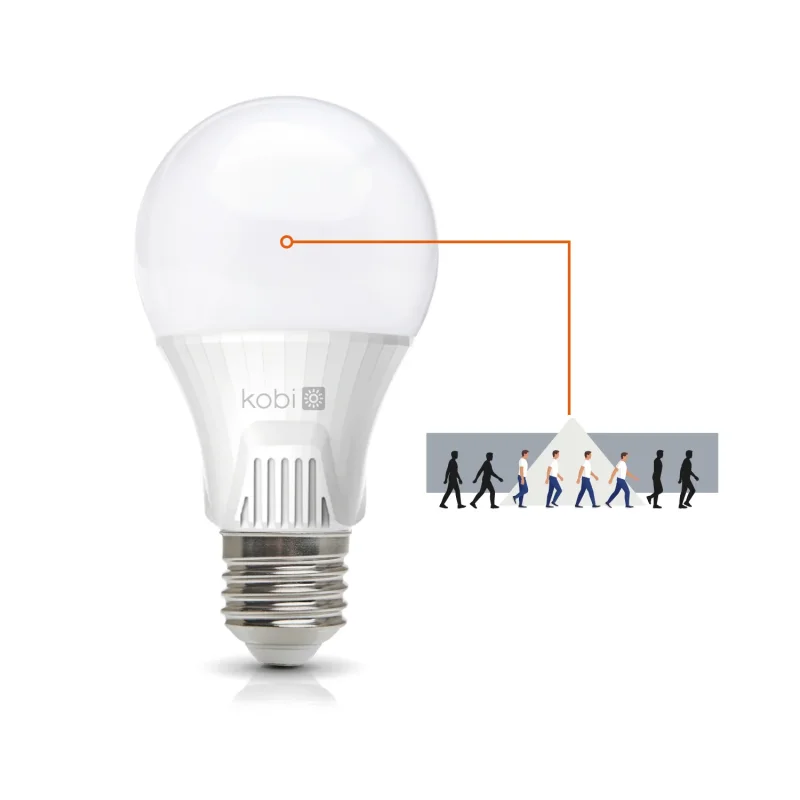 001197 - LED žiarovka s pohybovým senzorom GS 9W E27 4000K LX Kobi Premium