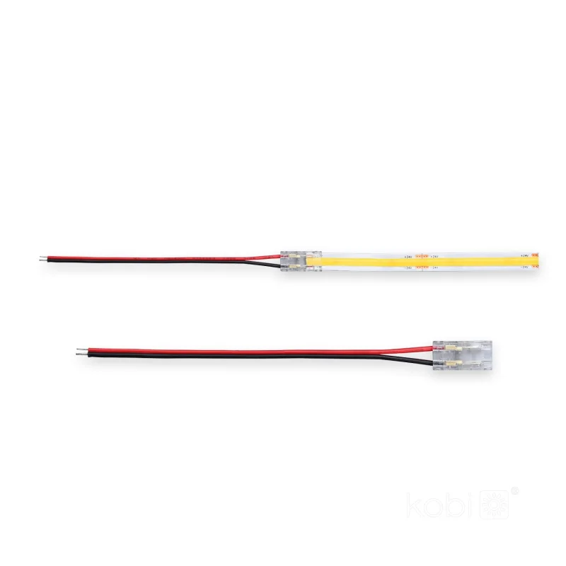 003932 - Konektor pre LED pásik 10 cm COB 8mm Kobi