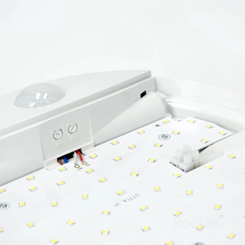000089 Stropné svietidlo s pohybovým senzorom LED ORBIS 10W 4000K LX IP44 Kobi Pro