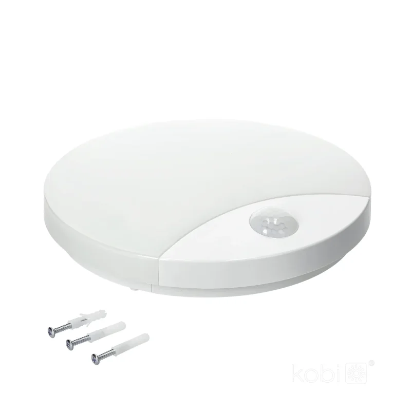 000089 Stropné svietidlo s pohybovým senzorom LED ORBIS 10W 4000K LX IP44 Kobi Pro
