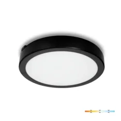 001697 - Stropné LED svietidlo NAIROS G2 18W 3CCT IP65 čierne Kobi Premium