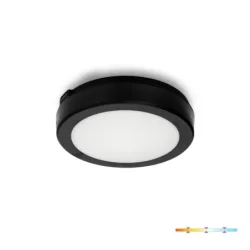 001695 - Stropné LED svietidlo NAIROS G2 12W 3CCT IP65 čierne Kobi Premium